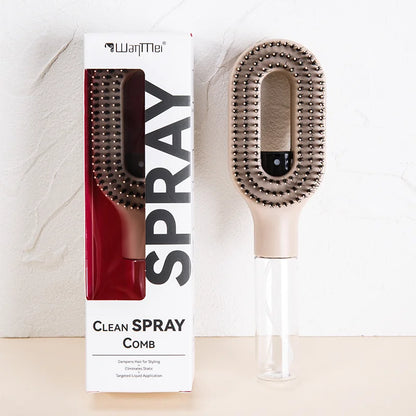 2-in-1 Sprayer Comb with Scalp Massage Hair Brush