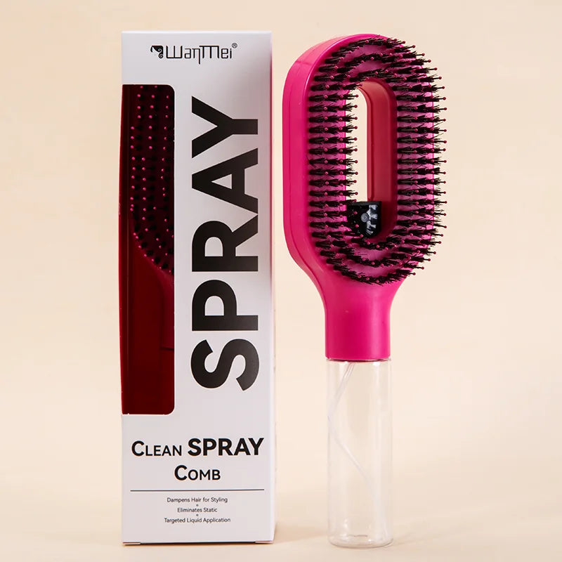 2-in-1 Sprayer Comb with Scalp Massage Hair Brush