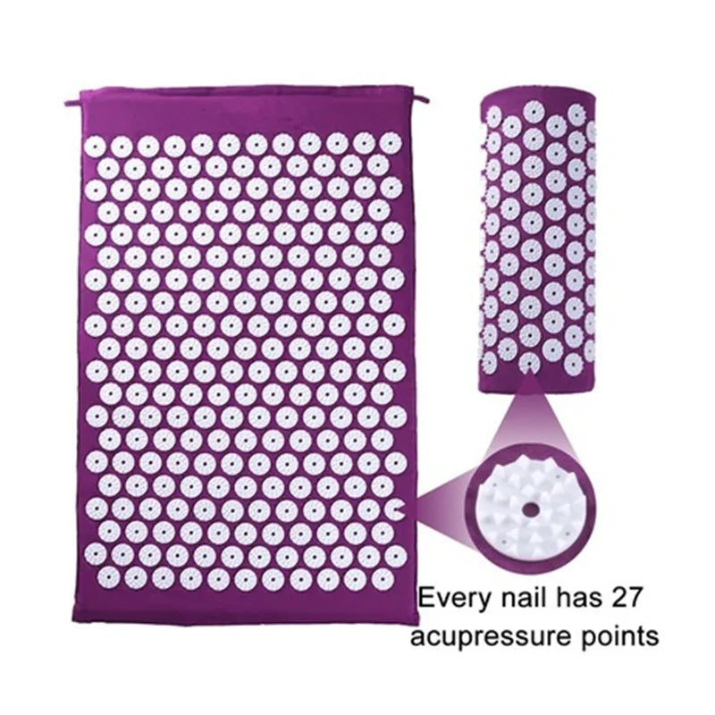 Acupressure Mat Set for Stress Relief & Back Relaxation