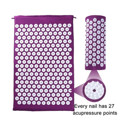 Acupressure Mat Set for Stress Relief & Back Relaxation
