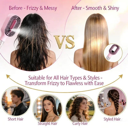 2-in-1 Sprayer Comb with Scalp Massage Hair Brush