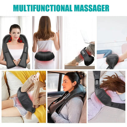 Shiatsu Neck and Shoulder Massager with Heat Therapy