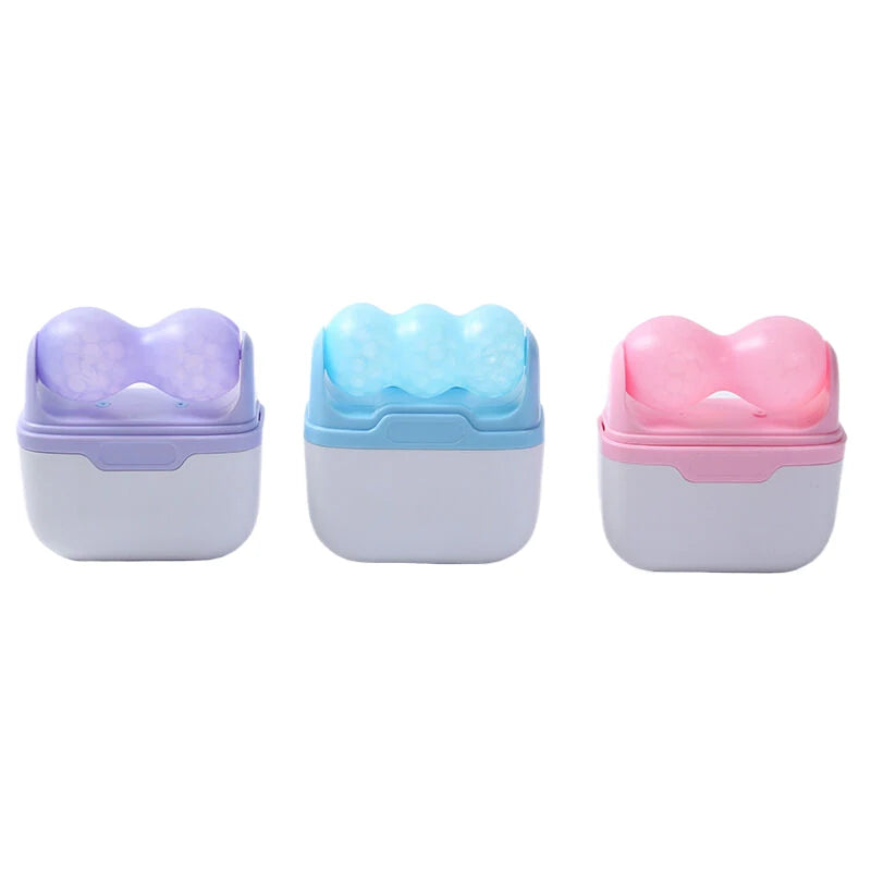 Double Head Ice Roller For Face Eye Puffiness Migraine Pain Relief And Minor Injury Facial Cold Therapy Massage Roller Skin Care