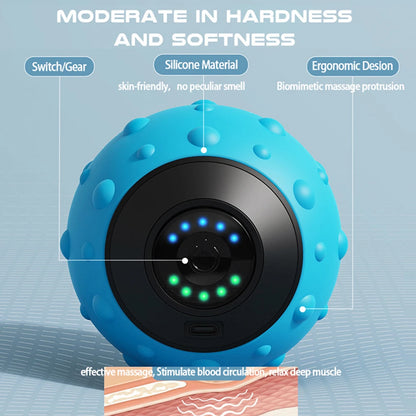 Rechargeable Vibrating Massage Ball for Muscle Recovery