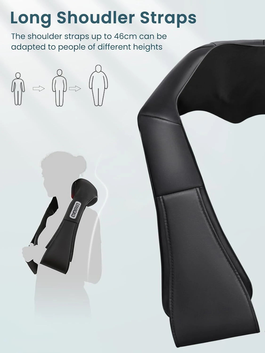 Shiatsu Neck and Shoulder Massager with Heat Therapy
