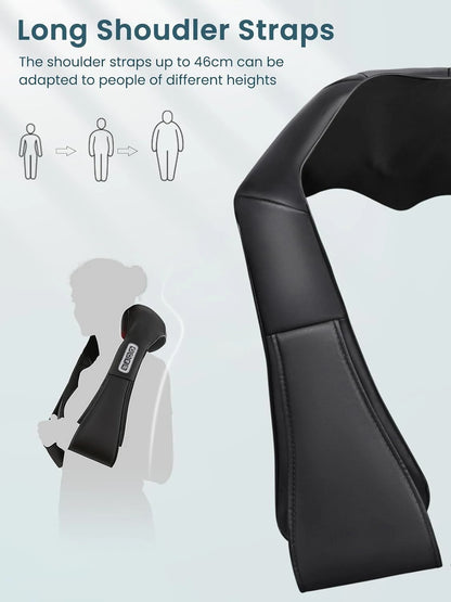Shiatsu Neck and Shoulder Massager with Heat Therapy