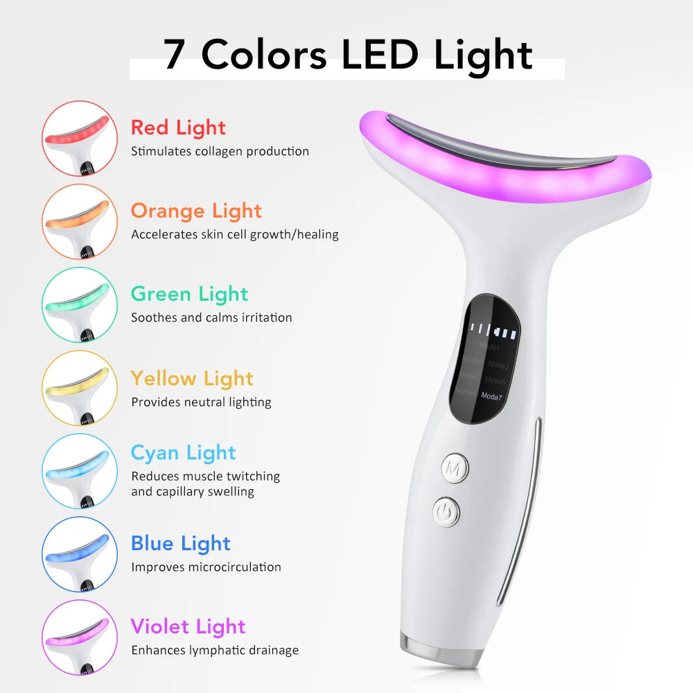 EMS Neck and Face Massager for Skin Tightening