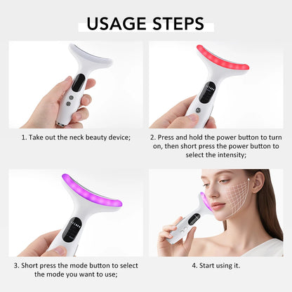 EMS Neck and Face Massager for Skin Tightening