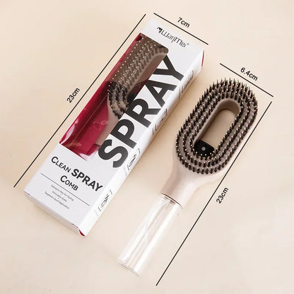 2-in-1 Sprayer Comb with Scalp Massage Hair Brush