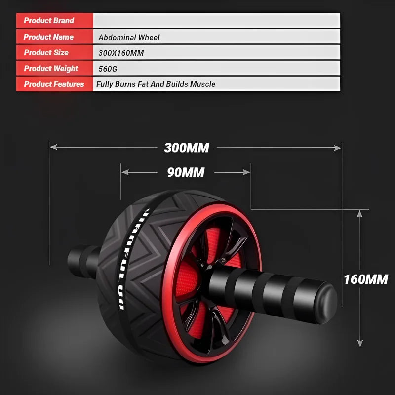 Ab Roller Wheel for Core Strength & Home Workouts