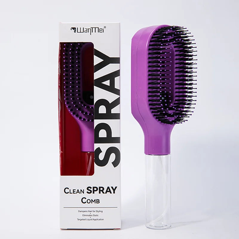 2-in-1 Sprayer Comb with Scalp Massage Hair Brush