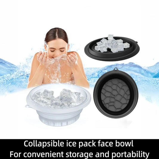 Silicone Face Ice Bath Bowl for Facial Skincare