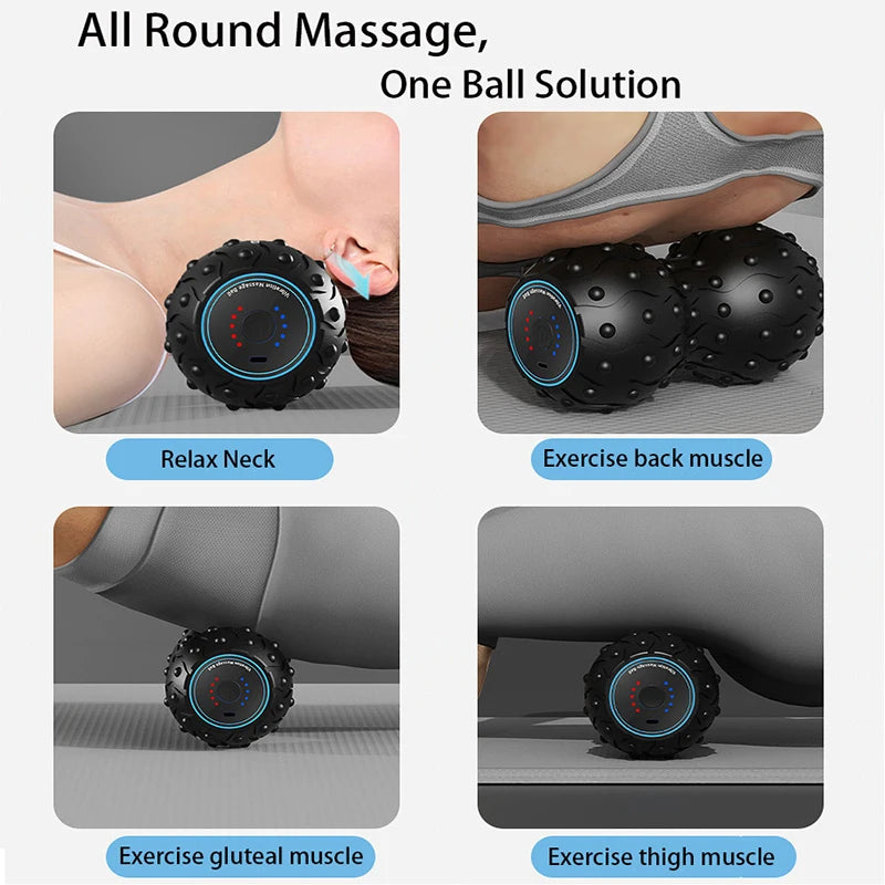 Rechargeable Vibrating Massage Ball for Muscle Recovery