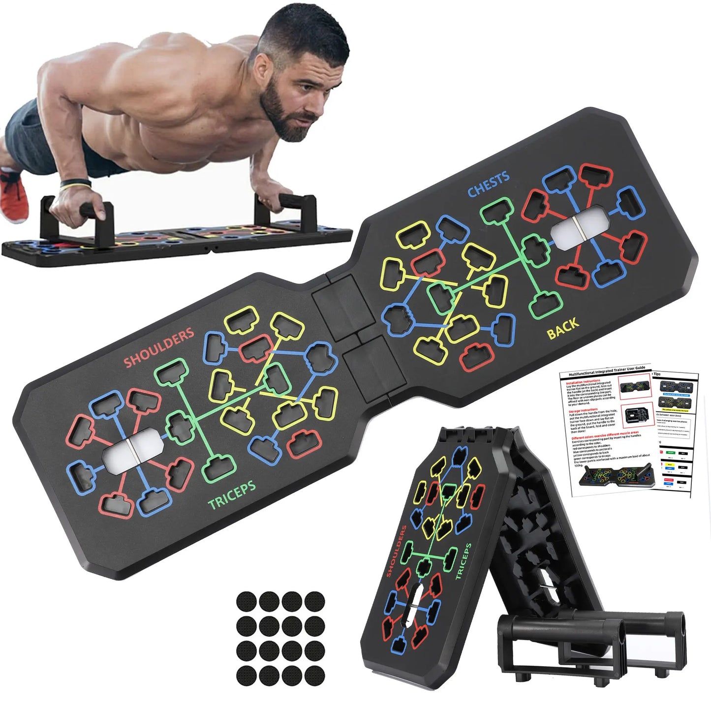 Multifunctional Push Up Board Set for Home Workouts