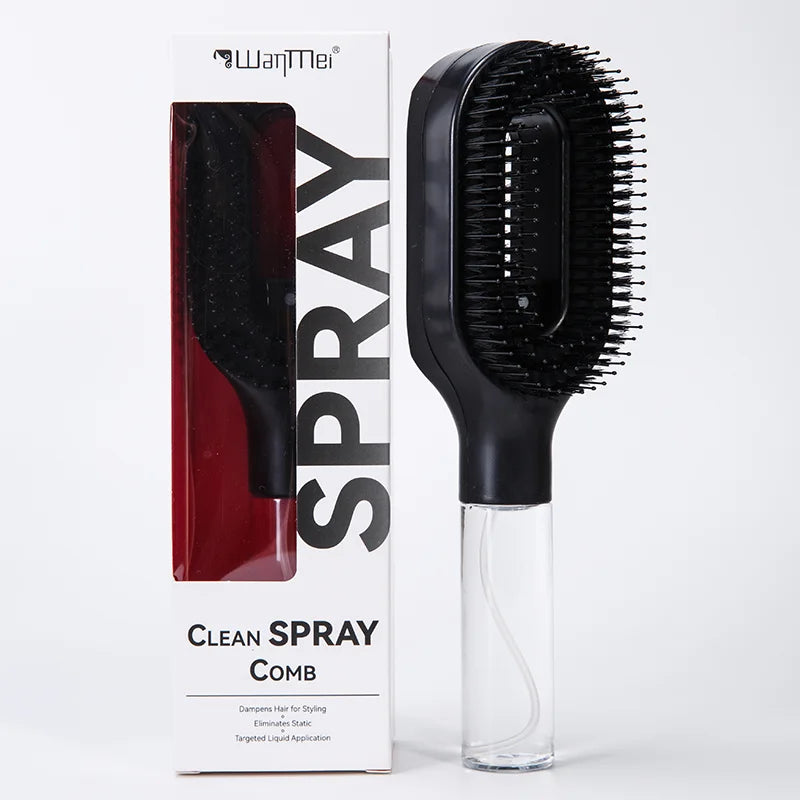 2-in-1 Sprayer Comb with Scalp Massage Hair Brush