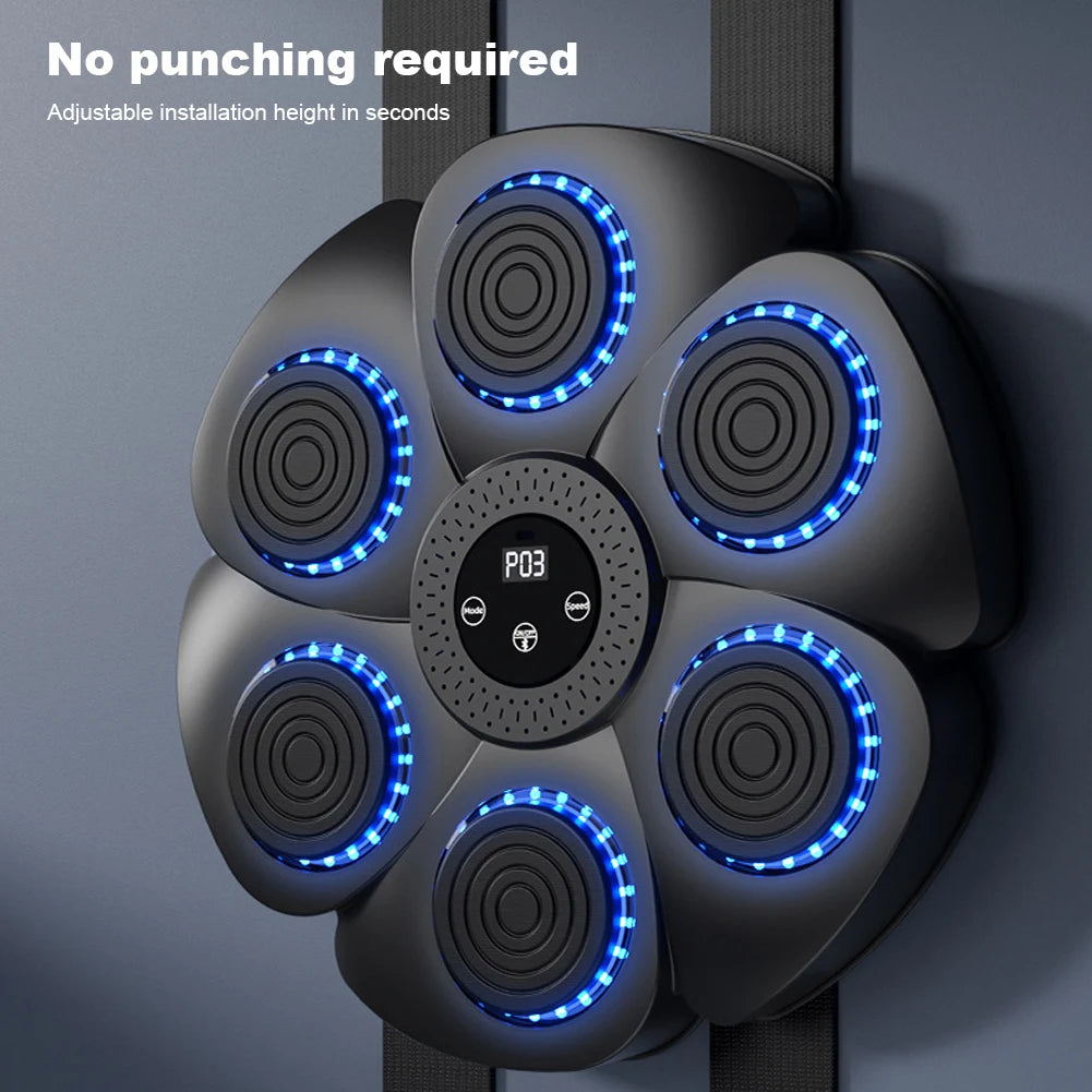 Smart Music Boxing Machine for Home Reaction Training