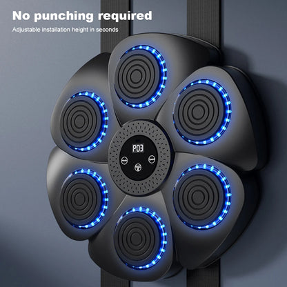 Smart Music Boxing Machine for Home Reaction Training