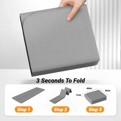 Foldable Yoga Mat – Non-Slip TPE Travel Exercise Mat