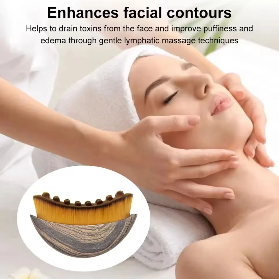 Lymphatic Face Brush for Jawline Sculpting & Massage