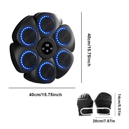 Smart Music Boxing Machine for Home Reaction Training