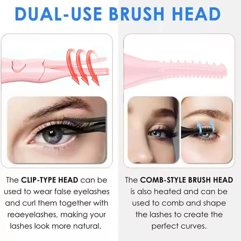 Heated Eyelash Curler for Long-Lasting Lash Lift