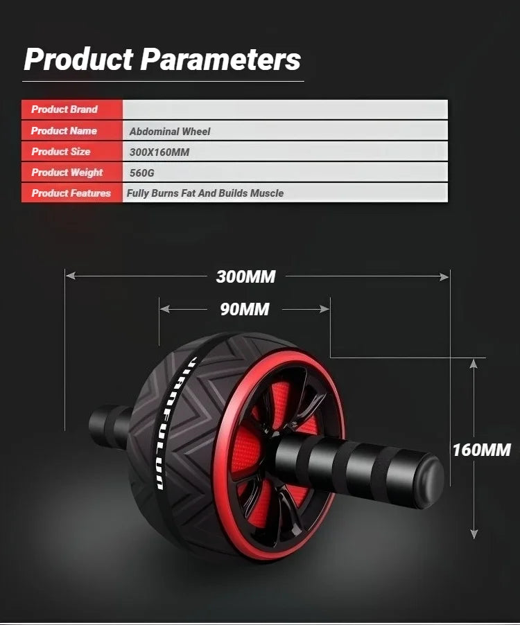 Ab Roller Wheel for Core Strength & Home Workouts