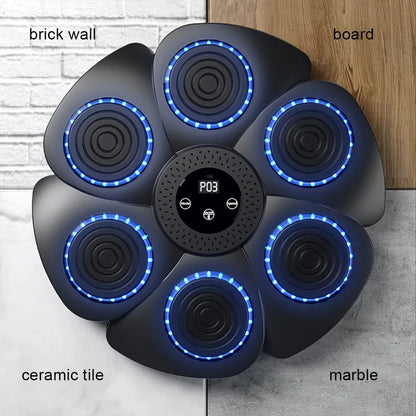 Smart Music Boxing Machine for Home Reaction Training