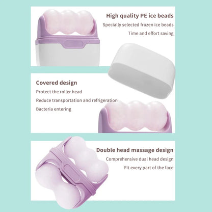 Ice Roller for Face & Eye Puffiness Facial Cold Therapy Massager