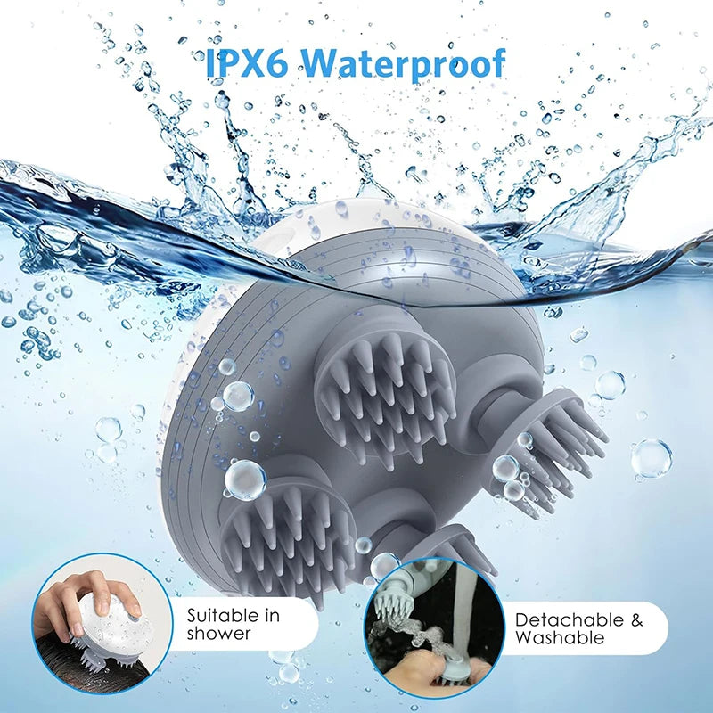 Electric Scalp Massager for Deep Head & Neck Relaxation