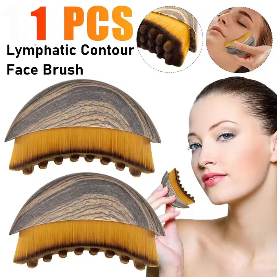 Lymphatic Face Brush for Jawline Sculpting & Massage