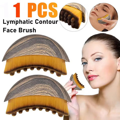 Lymphatic Face Brush for Jawline Sculpting & Massage