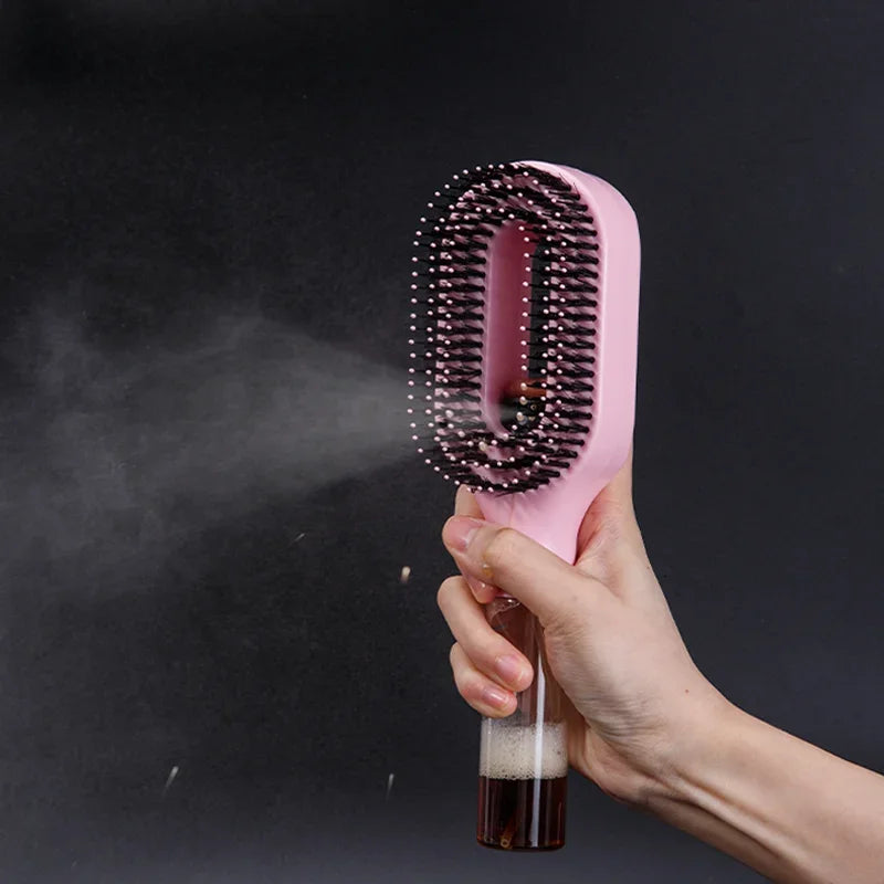 2-in-1 Sprayer Comb with Scalp Massage Hair Brush