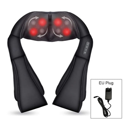 Shiatsu Neck and Shoulder Massager with Heat Therapy