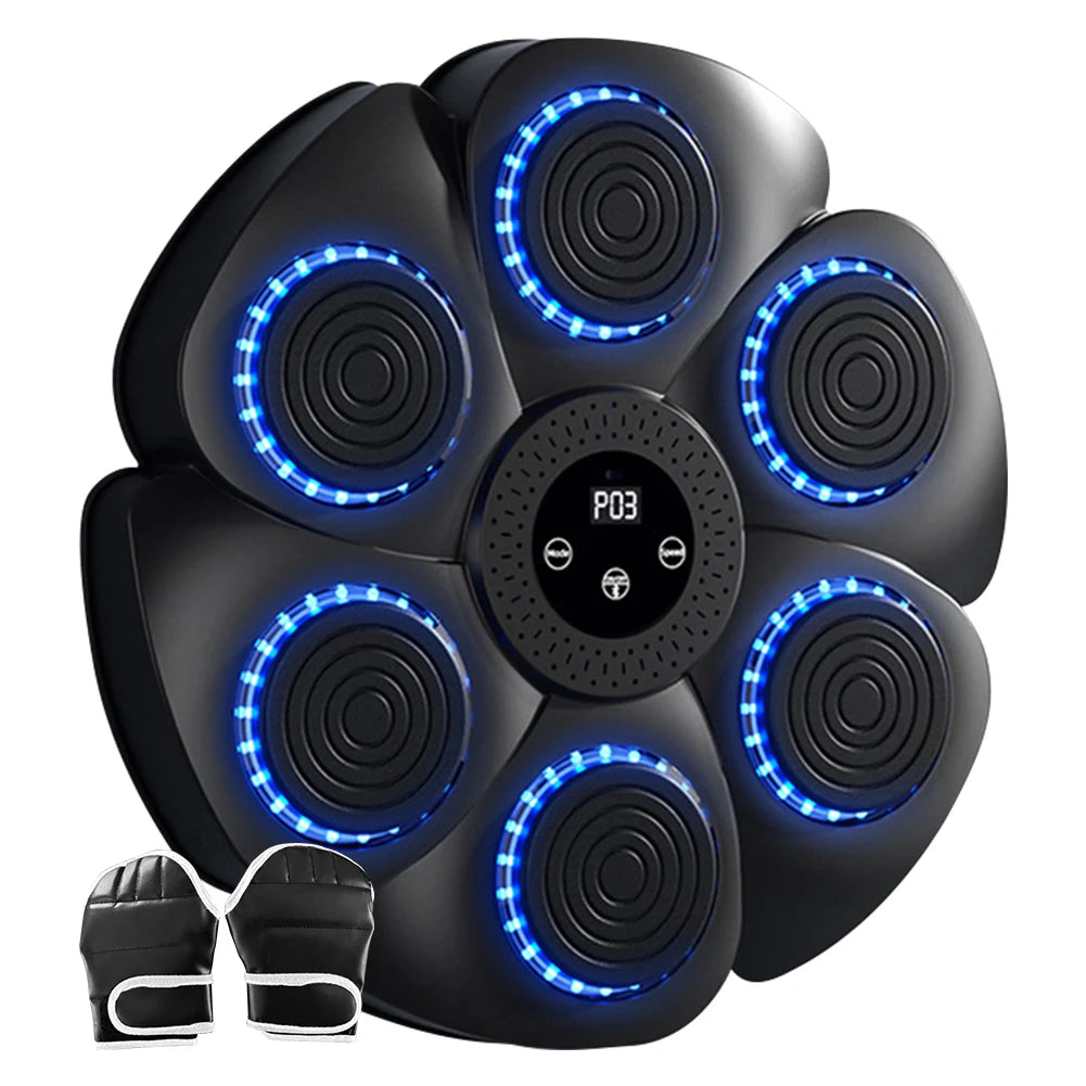 Smart Music Boxing Machine for Home Reaction Training