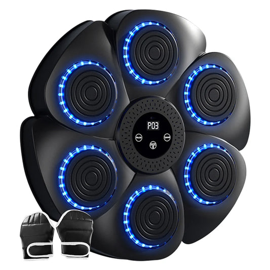 Smart Music Boxing Machine for Home Reaction Training