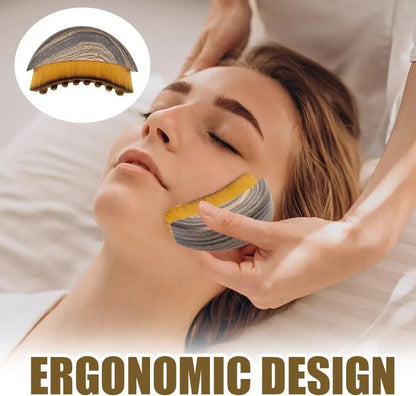Lymphatic Face Brush for Jawline Sculpting & Massage