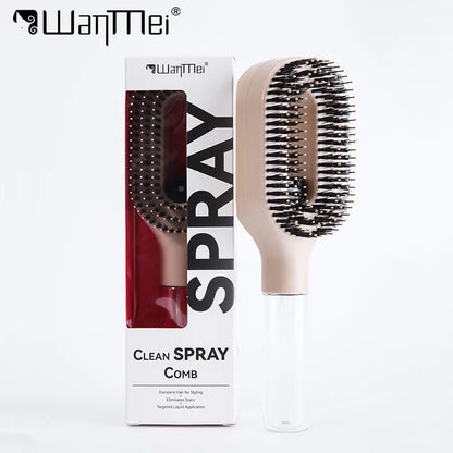 2-in-1 Sprayer Comb with Scalp Massage Hair Brush