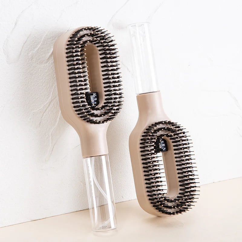 2-in-1 Sprayer Comb with Scalp Massage Hair Brush