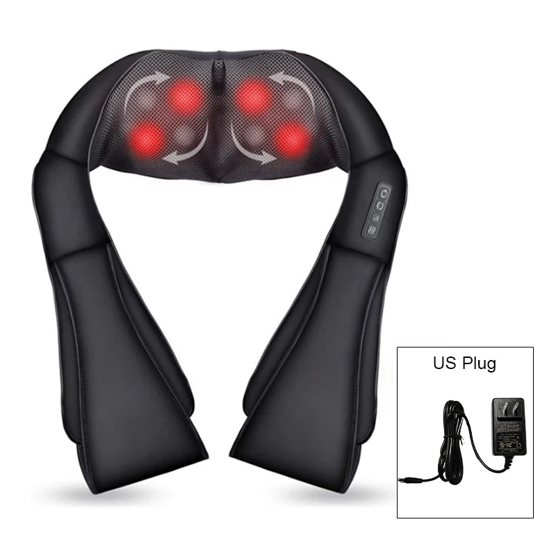 Shiatsu Neck and Shoulder Massager with Heat Therapy