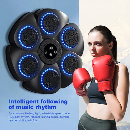 Smart Music Boxing Machine for Home Reaction Training