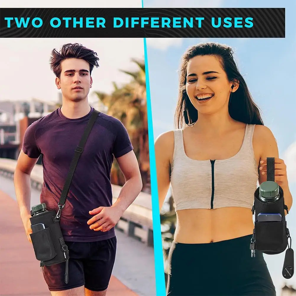 Magnetic Water Bottle Bag for Gym & Outdoor Workouts