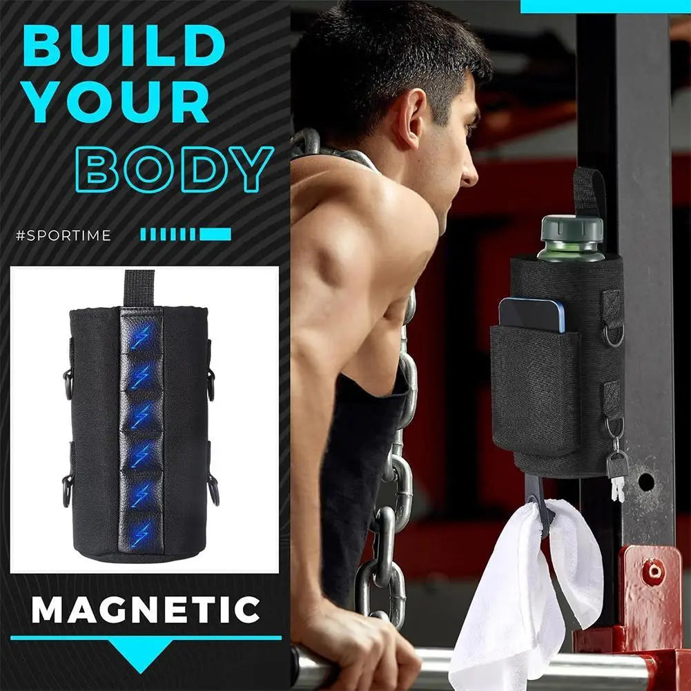 Magnetic Water Bottle Bag for Gym & Outdoor Workouts