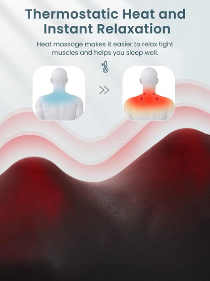 Shiatsu Neck and Shoulder Massager with Heat Therapy