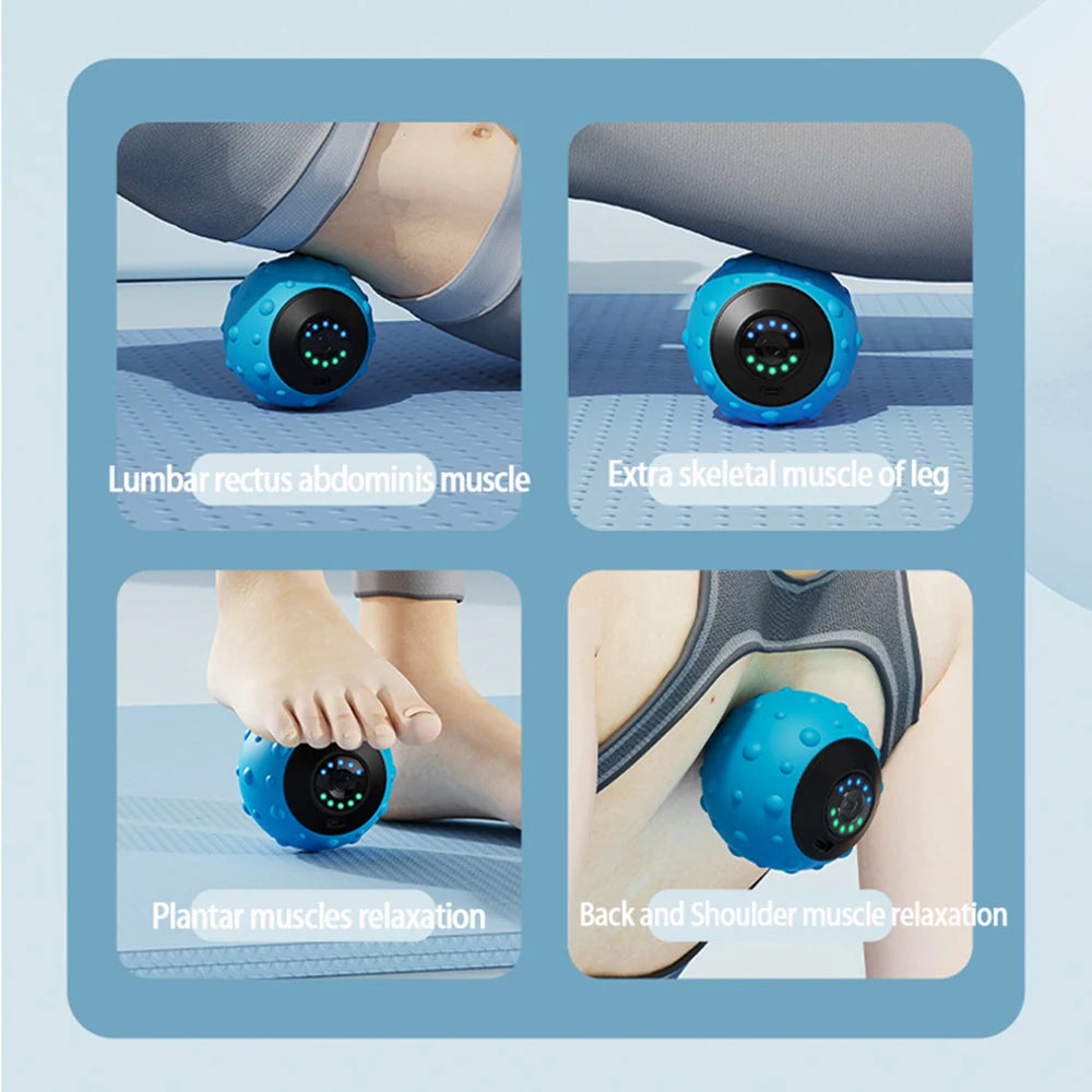 Rechargeable Vibrating Massage Ball for Muscle Recovery