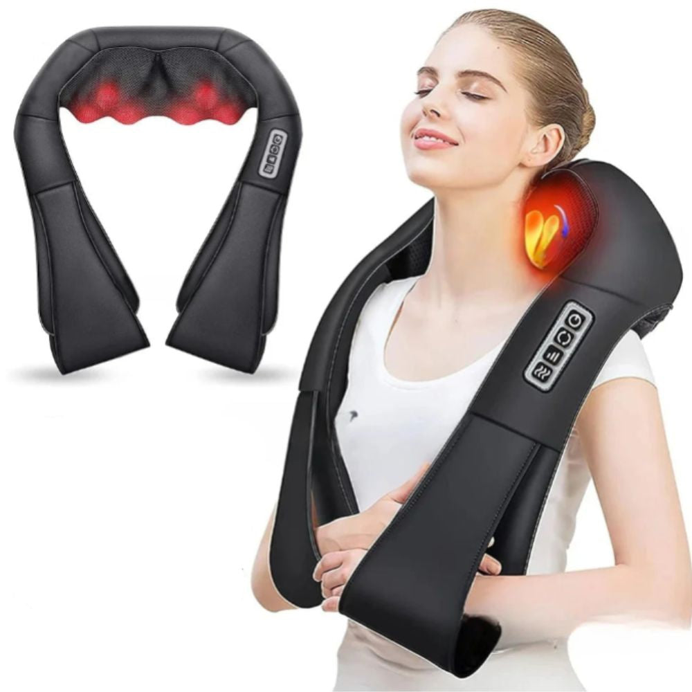 Shiatsu Neck and Shoulder Massager with Heat Therapy