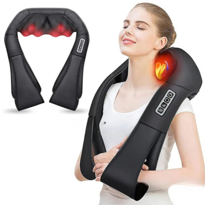 Shiatsu Neck and Shoulder Massager with Heat Therapy