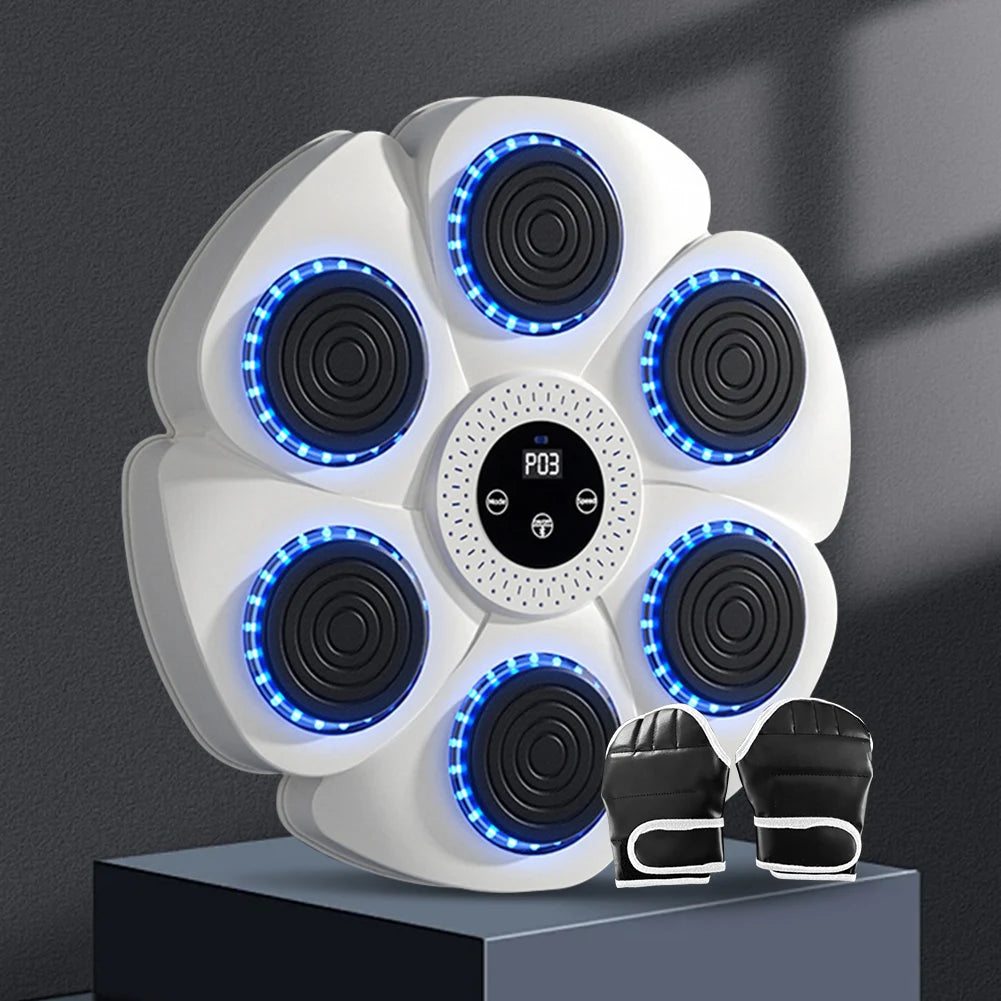 Smart Music Boxing Machine for Home Reaction Training